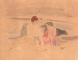 Untitled (Two Women and Boats)