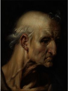 Study Of The Head Of An Old Man