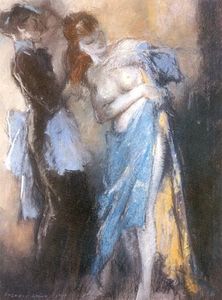 Young Woman and Her Maid