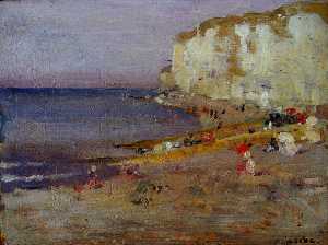 On The Beach at Dieppe