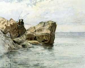 Los pescadores jóvenes
