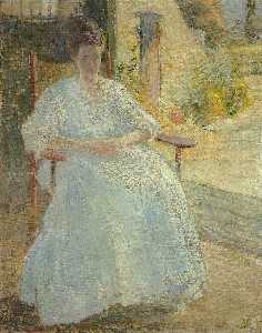 Figure in Sunlight (Artist's Wife)
