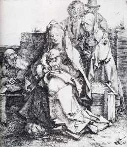 la sainte famille avec saint jean , la madeleine et nicodème