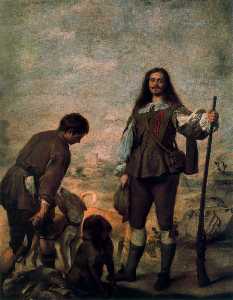 le chasseur , pottrait von don antonio hurtado von salcedo le marquis von Legarda