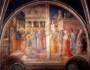 The Consecration of Saint Stephen and The Distribution of Alms to the Poor