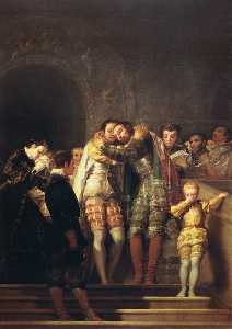 圣弗朗西斯科博尔哈告别他的家人