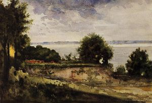 View of the Garden of Madame Aupick, Mother of Baudelaire