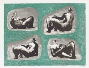 Four Reclining Figures - Caves