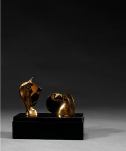 Two Piece Reclining Figure; Double Circle