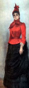 Portrait de la baronne von Varvara Ikskul Hildenbandt