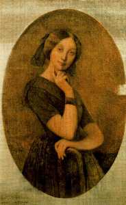 Portrait of Vicomtesse Louise-Albertine d'Haussonville
