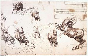 Study of horses for the Battle of Anghiari