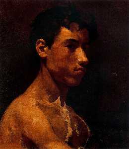Bust of a young man