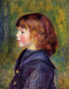Porträt von Pierre Renoir in einem Matrosenanzug