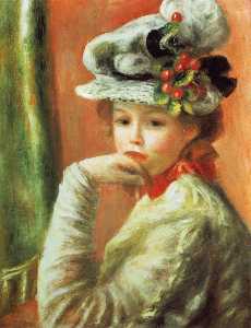Young Girl in a White Hat