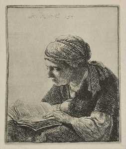  一个年轻的 女性  阅读