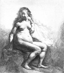 座っている 女性 裸体