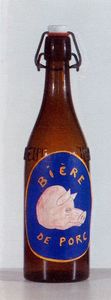 bouteille avec label