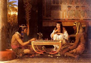 Egiziane giocatori di scacchi
