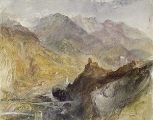 Chatel Argent, in der Val d Aosta, in der Nähe von Villeneuve