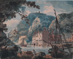 The Avon Gorge at Bristol, with the Old Hot Wells House