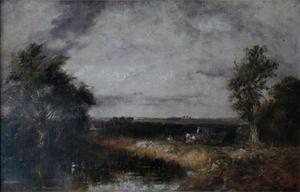 Landscape With Hay Cart