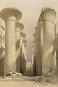 Grand Hall A Karnak, Thèbes