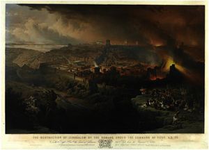 The Destruction Of Jerusalem By The Romans, Under The Command Of Titus