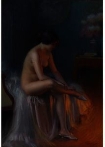 Woman In A Boudoir
