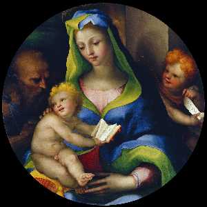 la vierge et enfant avec saint jérôme et san john