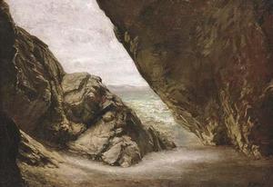 The Cave At Tintagel. Study For Cave Of The Storm Nymphs