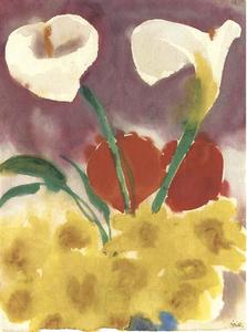 Daffodils and calla