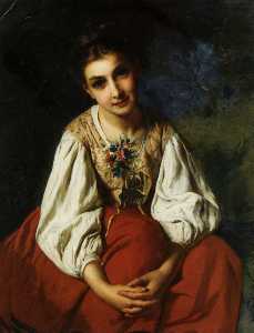 портрет молодая девушка