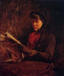  女孩  阅读