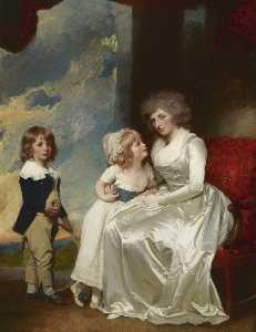 Henrietta , la condesa de warwick , y sus hijos