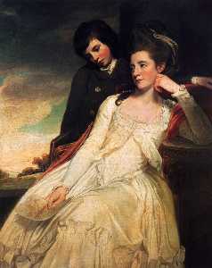 Jane Maxwell, Duchess Of Gordon And Her Son The Marquis Of Huntly