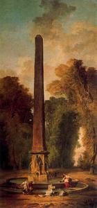 Landschaft mit Obelisque