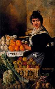 Seller of fruits and vegetables