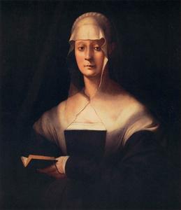 玛丽亚肖像的萨尔维亚蒂
