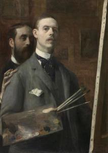 Self-Portrait with Raphael de Ochoa