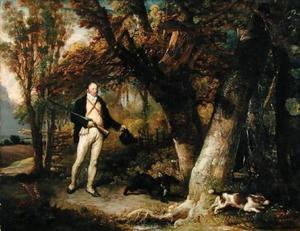 Portrait of the Rev. Thomas Levett and Favourite Dogs, Cock-Shooting