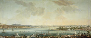View of Constantinople from the Seraglio and the Swedish Embassy in Pera