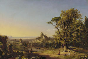 Landscapes with Figures near Rome