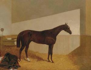The Baron, winner of the St. Leger, 1845