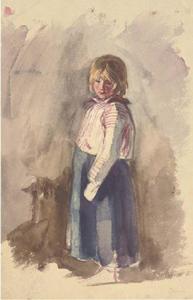 A young girl