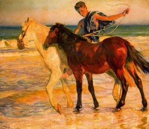 cavalli sulla spiaggia