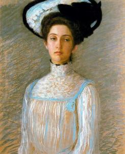 Alice in a White Hat (Alice Perry Grew)
