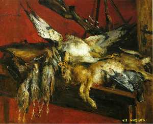 Still Life with Hare and Partridges