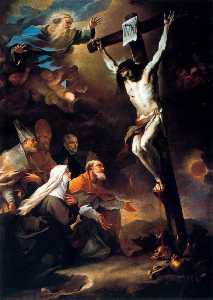 Patron saints of Naples Baculo, Eusebius, Francis Borgia, and Candida Aspreno love it Crucifix