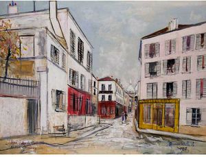 Sacré-Coeur De Montmartre und der Rue Norvins